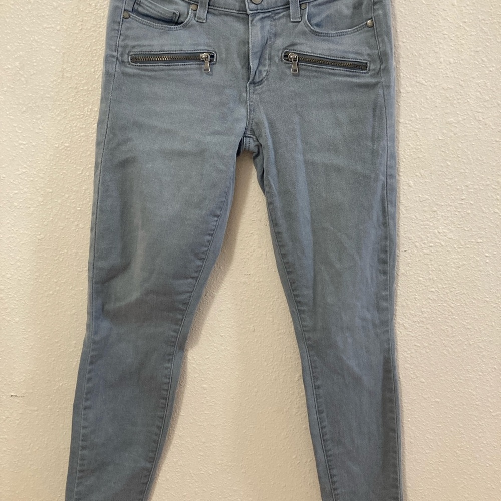 PAIGE Jeans Women’s Skinny Classic Style Gray Demin Size 27
